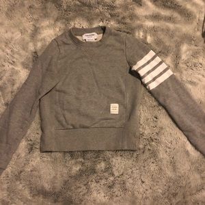 Thom Browne Grey Crewneck